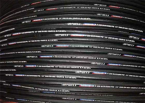 Flexible Rubber OEM Service SAE R1 Wire Braid Hydraulic Hose